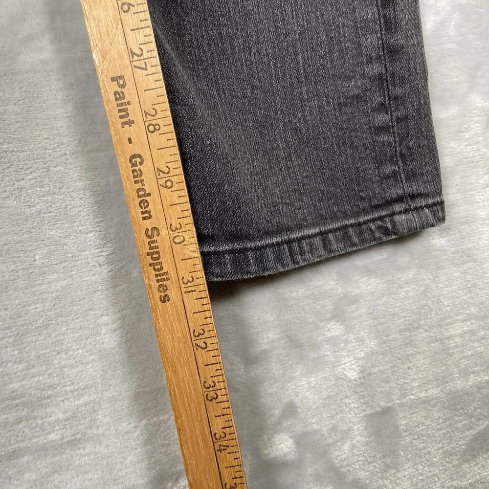 Travis Mathew Jeans Mens 32x31 Slim Straight Skinny Black Denim Cotton Stretch